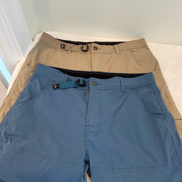 Set of 2 Prana Stretch Zion Short II Men’s size L - Picture 4 of 8